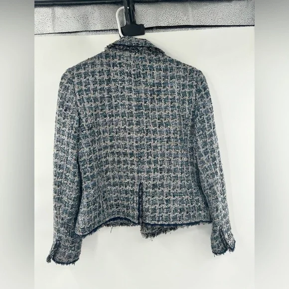 Brooks brothers tweed blazer bucle jacket size 4